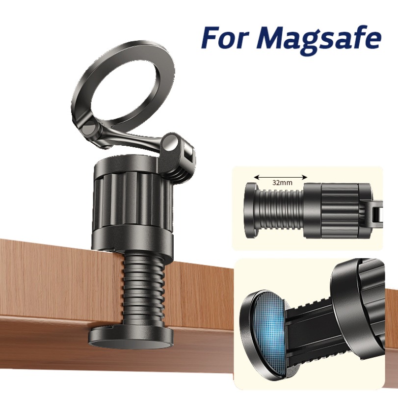 Office Furniture Desk - 360° Rotation Desktop Magnetic Phone Holder