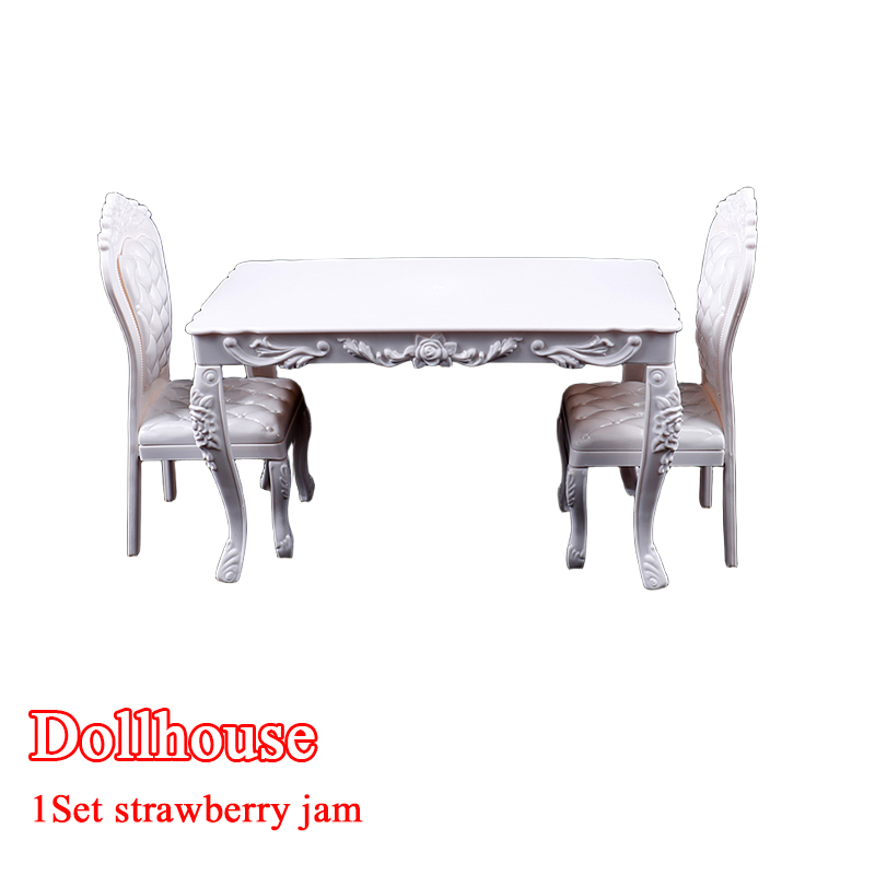 Office Furniture Desk - Dollhouse 1:6 Kitchen Furniture Dining Table
