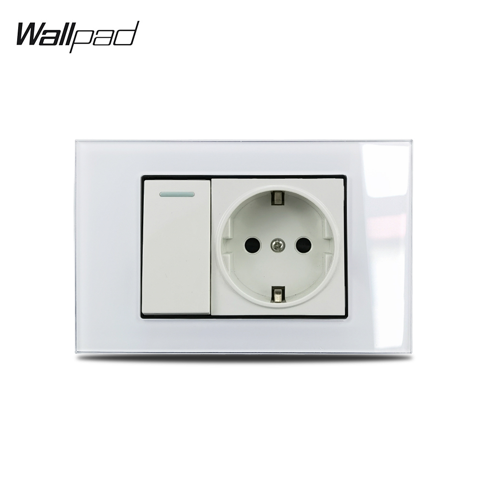 Office Furniture Uk - 118*75mm EU Socket and 1 Gang