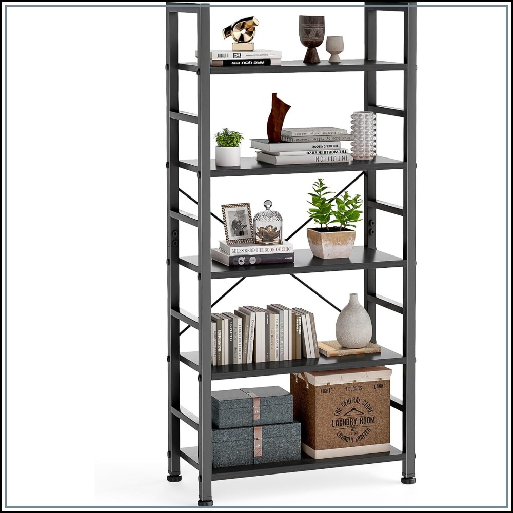 5-Tier Open Bookshelf, Tall Di - đánh giá và giá Bookshelf 5 Tier