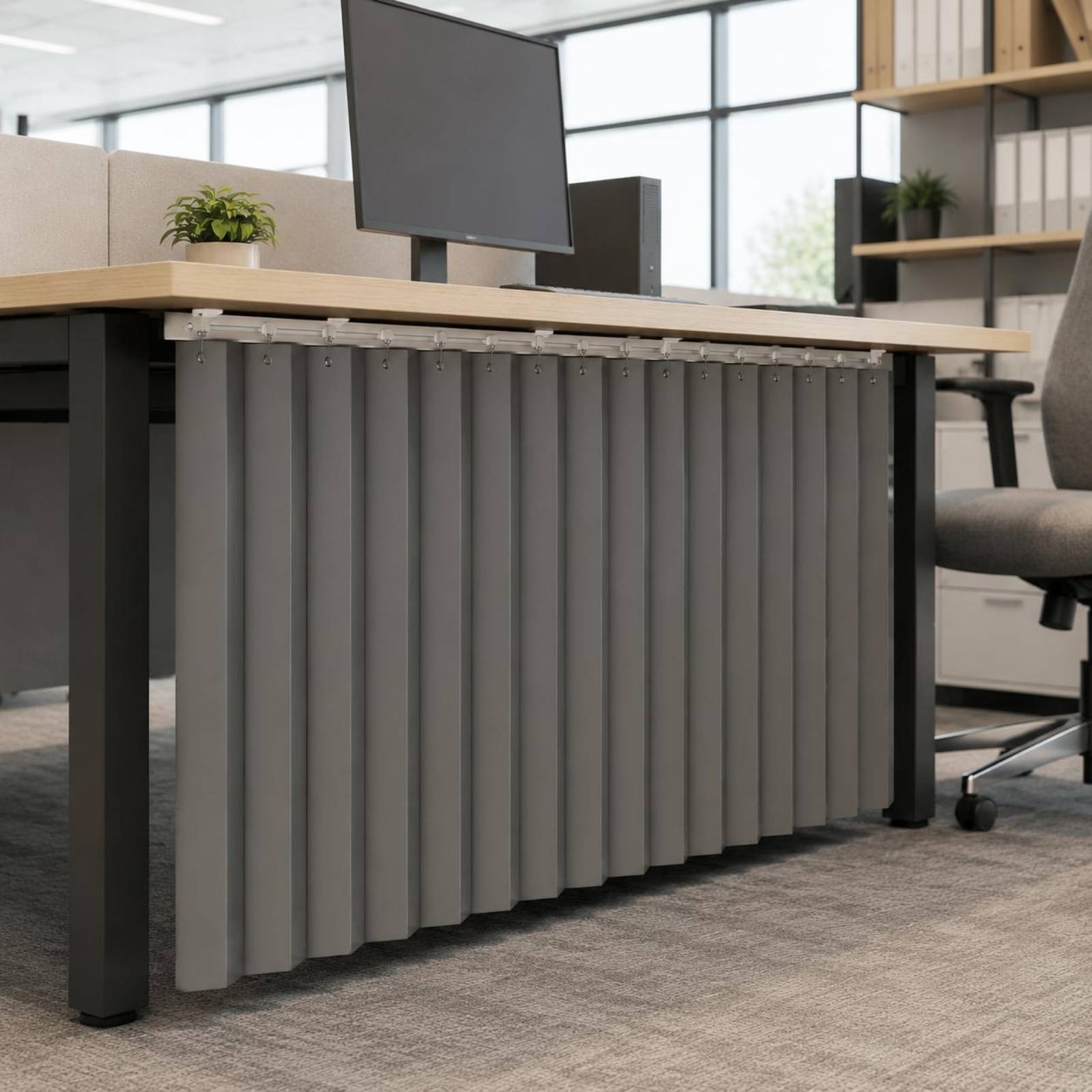 Desk Privacy Curtain Wind Bloc - đánh giá và giá Office Furniture Desk