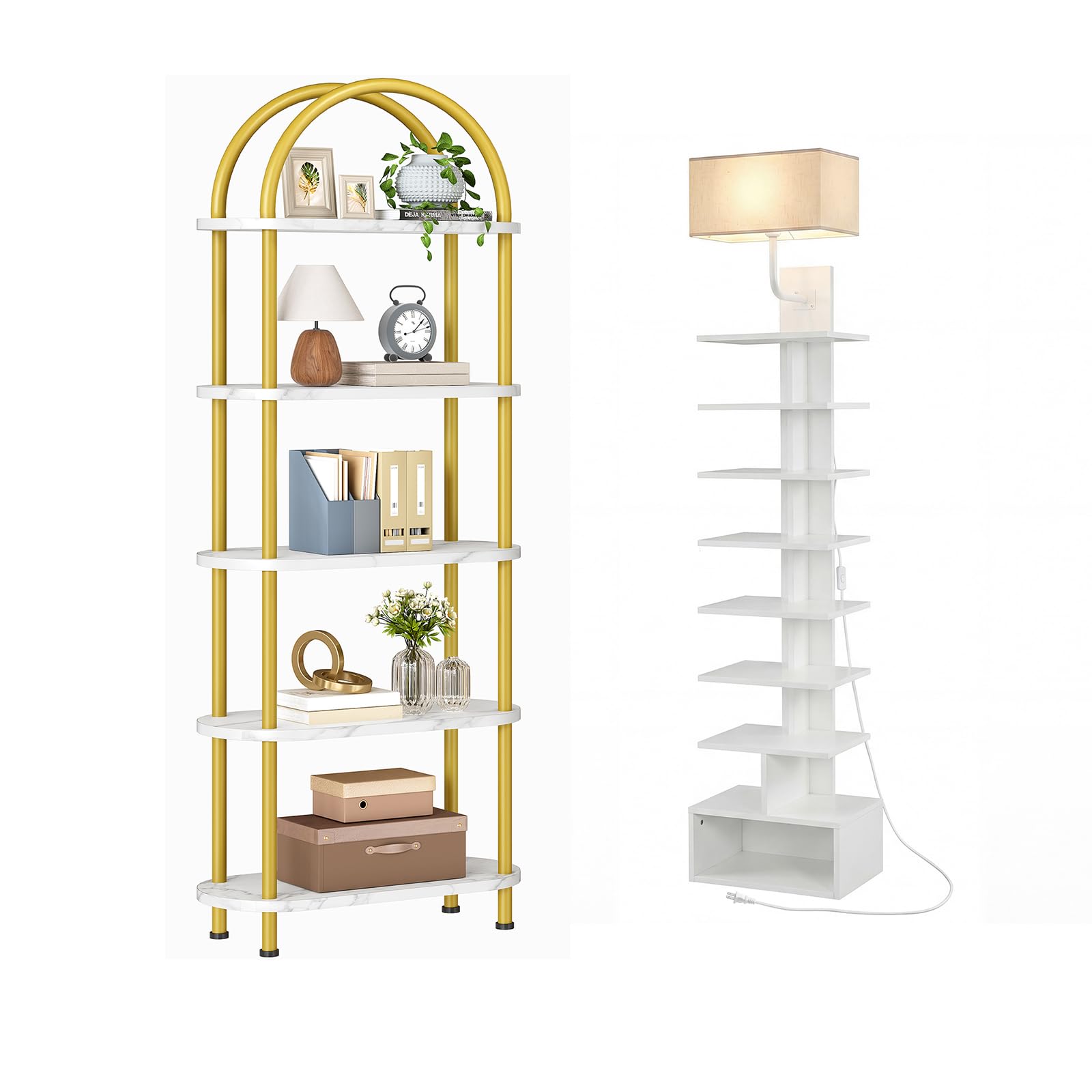5 Tier Floor Standing Bookshel - đánh giá và giá Bookshelf 5 Tier