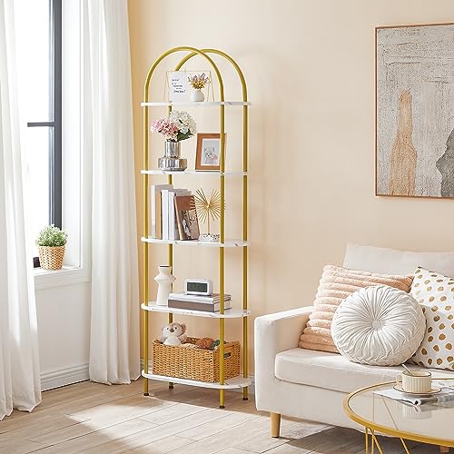 5 Tier Floor Standing Bookshel - đánh giá và giá Bookshelf 5 Tier