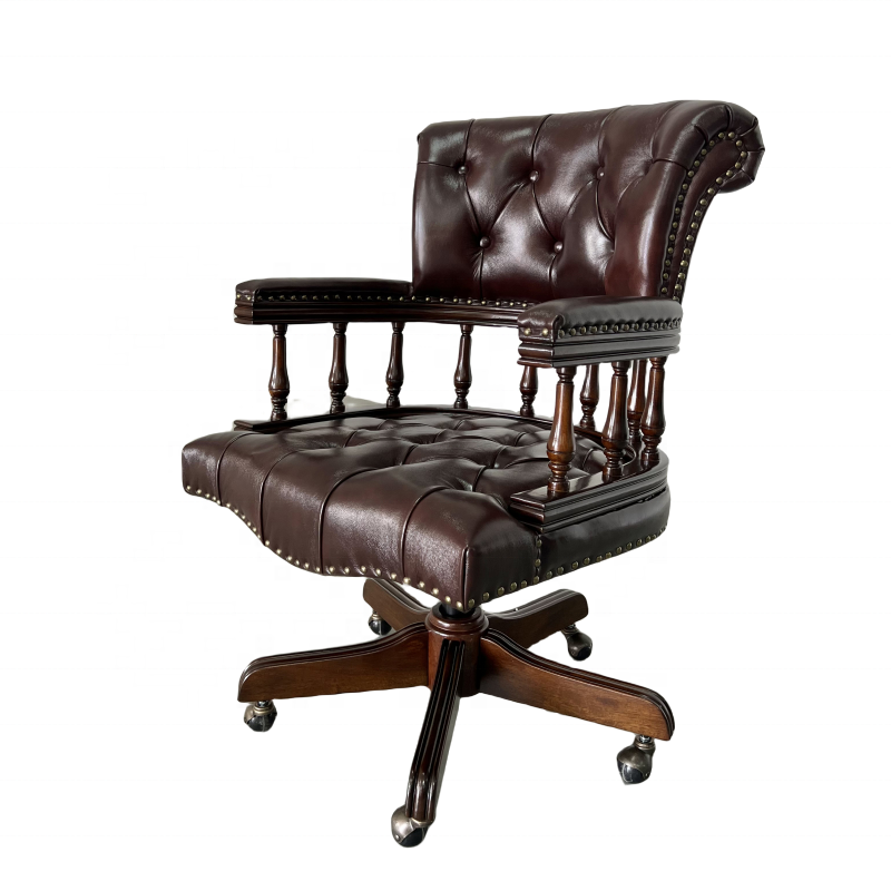 Dark Ox Blood Chesterfield Cap - đánh giá và giá Office Furniture Uk