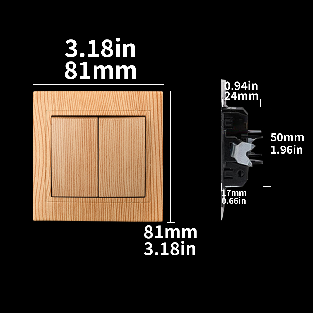 WESA Wood Wall Light Switch Cl - đánh giá và giá Office Furniture Uk