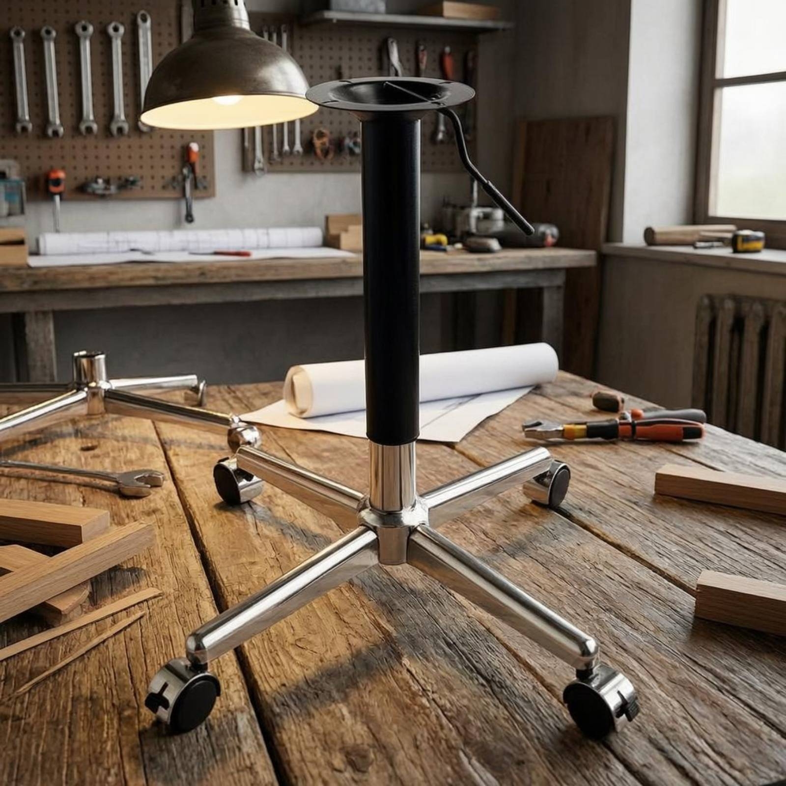 Mobile Desk Base Metal Caster  - đánh giá và giá Office Furniture Desk