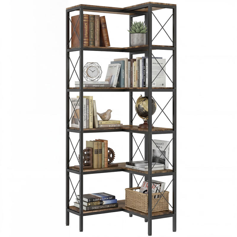 5-Tier L-Shaped Bookshelf, Fre - đánh giá và giá Bookshelf 5 Tier