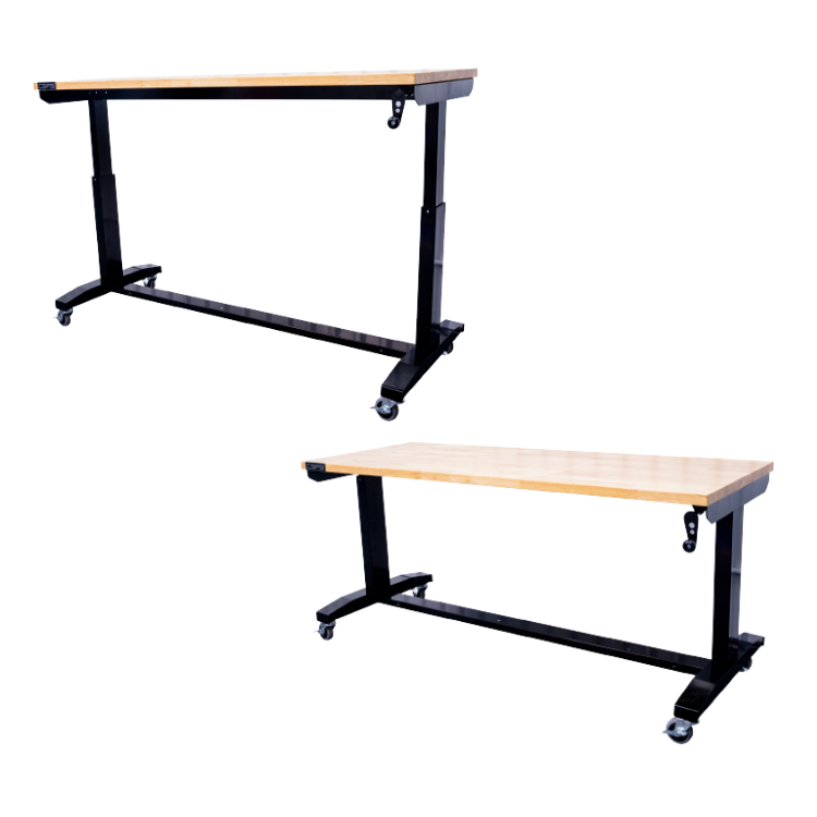 Adjustable Height Table 132Cm  - đánh giá và giá Office Furniture Vietnam