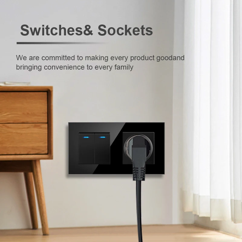 NYWP eu wall socket with rocke - đánh giá và giá Office Furniture Uk