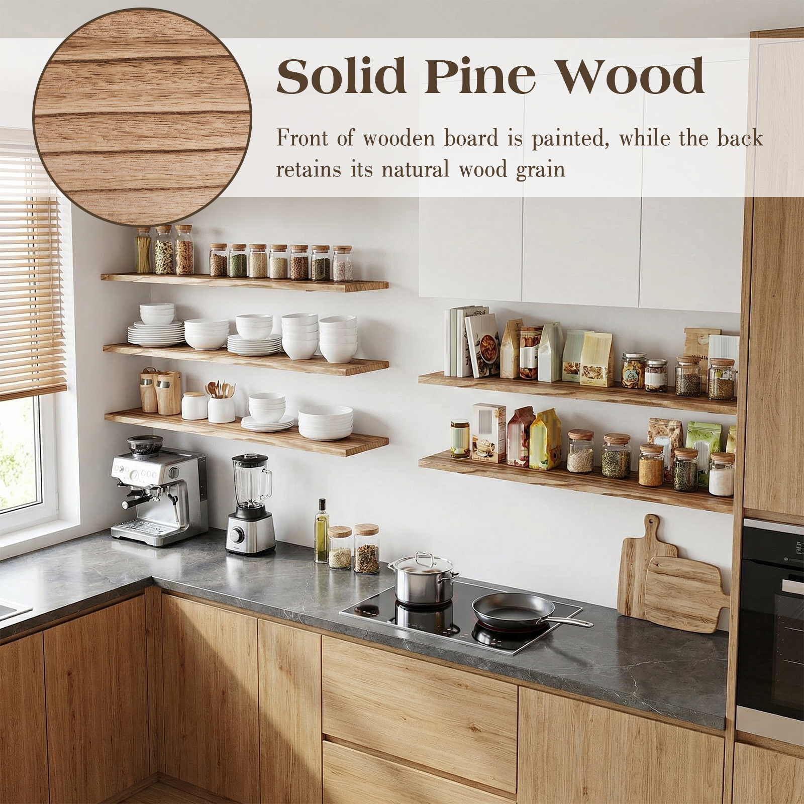 5-Tier Wall Mounted Bookshelf  - đánh giá và giá Bookshelf 5 Tier